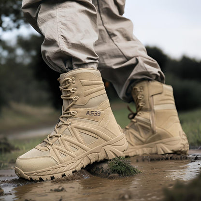 Herren Stiefel Tactical robust Knöchelhoch Schutzschuhe