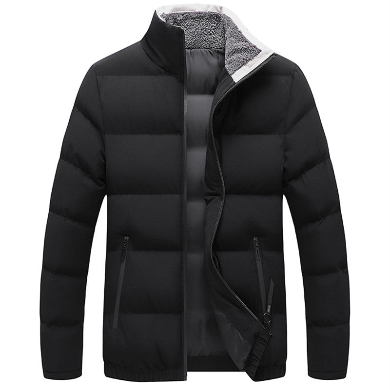Herren Steppjacke Warm Kuschelig Innenfutter Winter