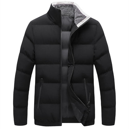 Herren Steppjacke Warm Kuschelig Innenfutter Winter