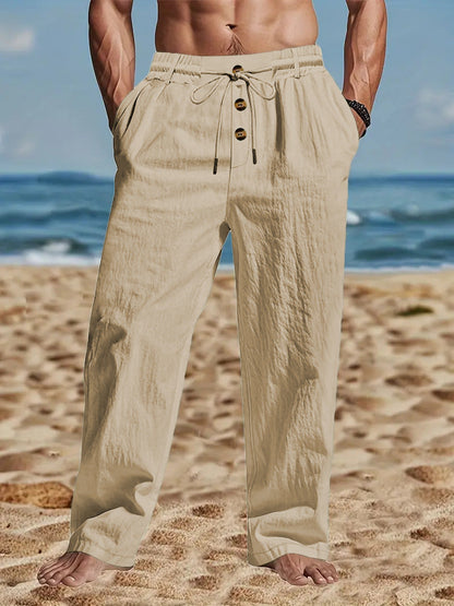 Herren Hose Lockere Stilvolle Freizeithose