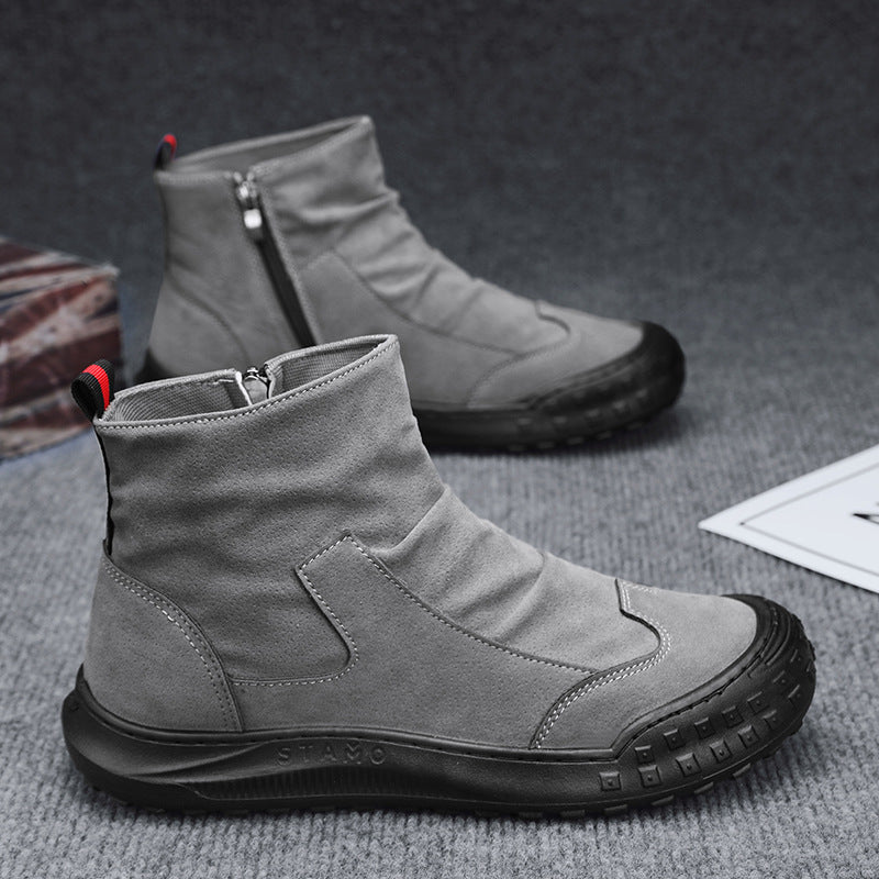 Damen Ankle Boots Modisch Elastisch Rutschfest - BerlinGlamour
