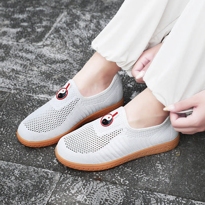 Damen Sneaker Komfortabel Atmungsaktiv Rutschfest