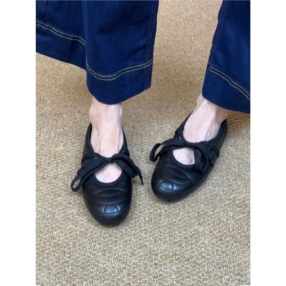 Damen Ballerinas Rüschendesign Komfortabel Stilvoll