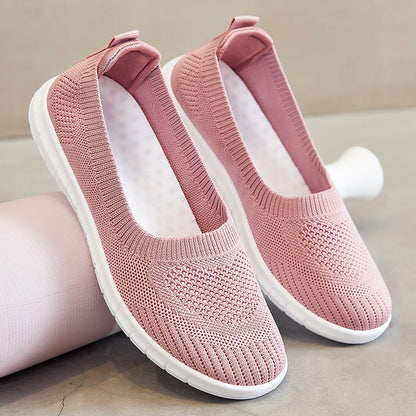 Damen Knit-Slipper Bequem Leicht Warm