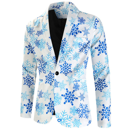 Herren Anzug Set mit Schneeflocken Muster Elegant Berlin