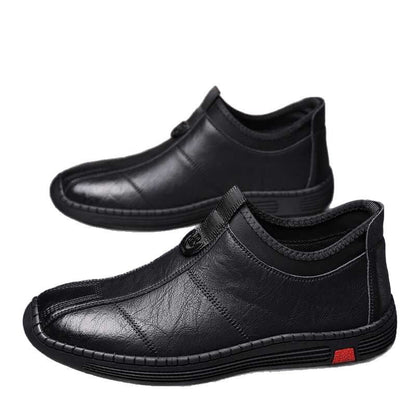 Damen Leder Slipper Bequem Elastisch Mit Weichem Innenfutter