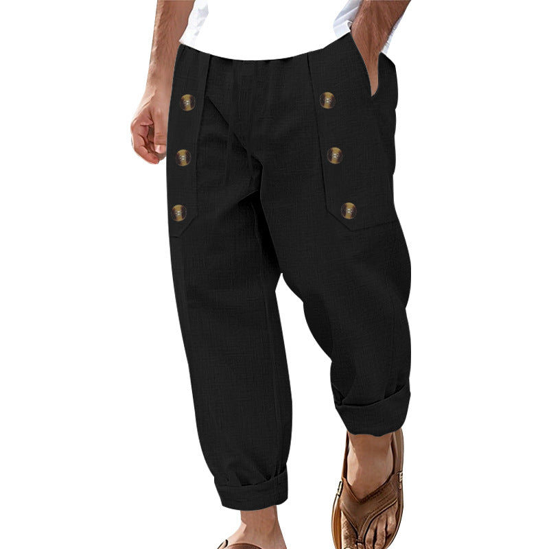 Bequeme Herrenhose Baumwolle Lässig mit Taschen