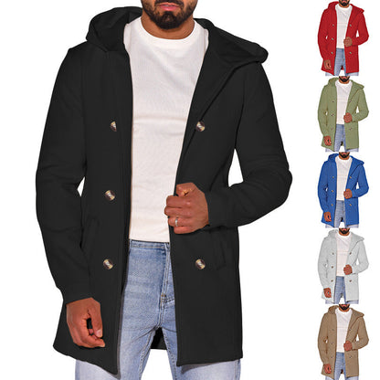 Herren Parka Jacke Modern mit Kapuze und Taschen - BerlinGlamour