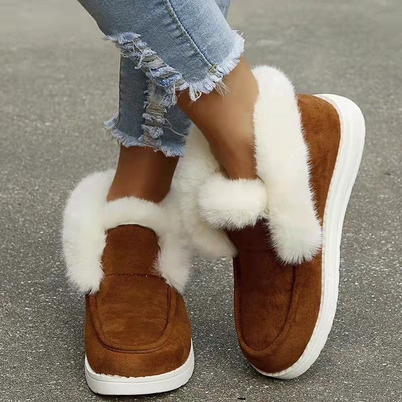 Damen Winterstiefel Warm Kuschelig Modisch
