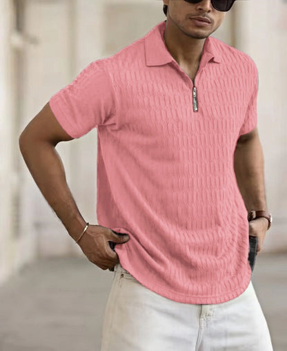 Herren Polo Shirt Strukturiert Modern Berlin