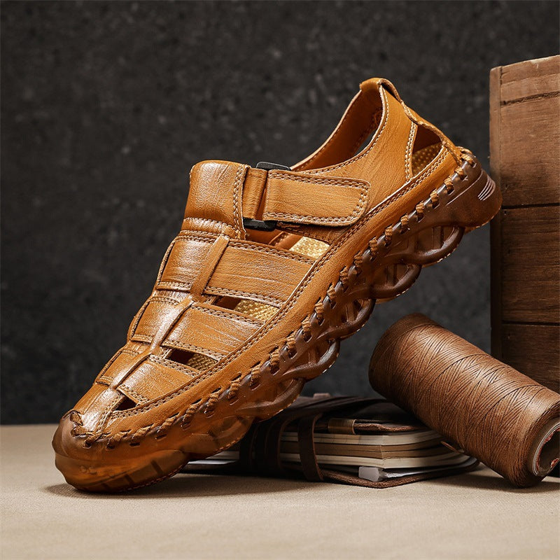Damen Leder Schuhe Bequem Klettverschluss Freizeit - BerlinGlamour