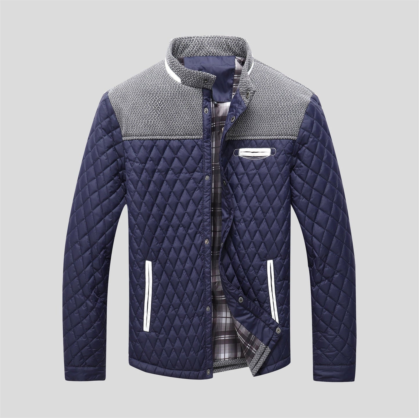 Herren Steppjacke Übergangsjacke Modern Schnitt