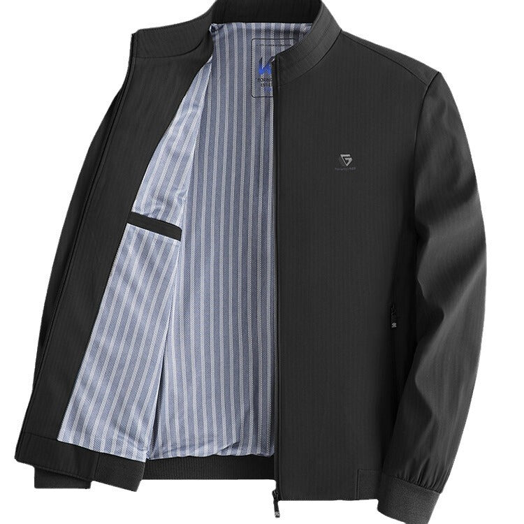Herren Blouson Moderner Schnitt Elegant Casual