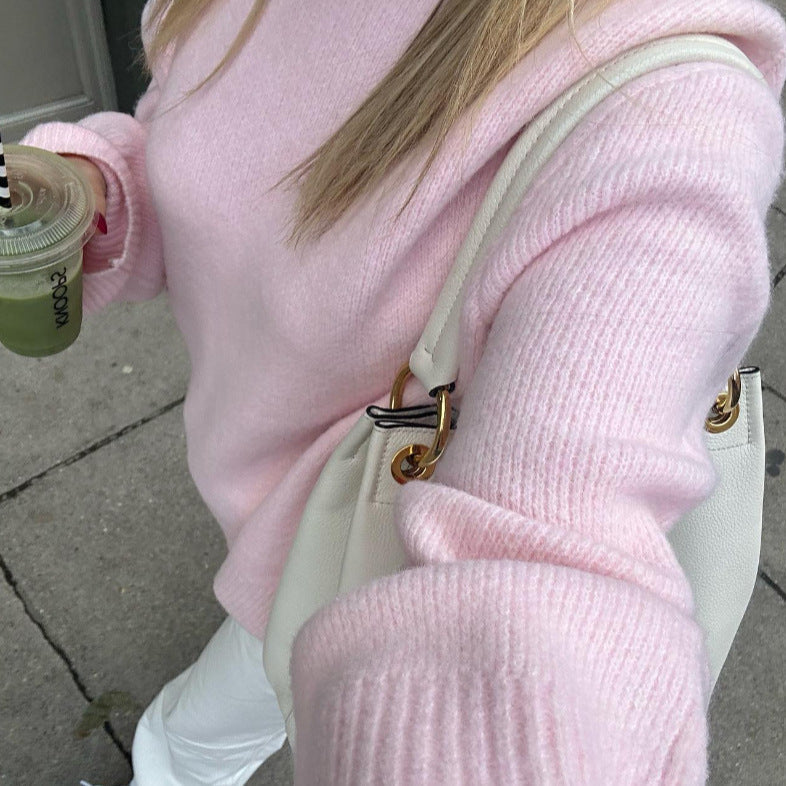 Damen Oversized Pullover aus Baumwolle Großgefertigt Bequem