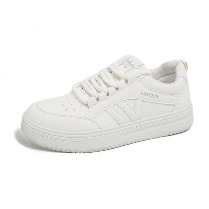 Damen Sneaker Sportlich Komfortabel Laufschuhe Weiße Sohle