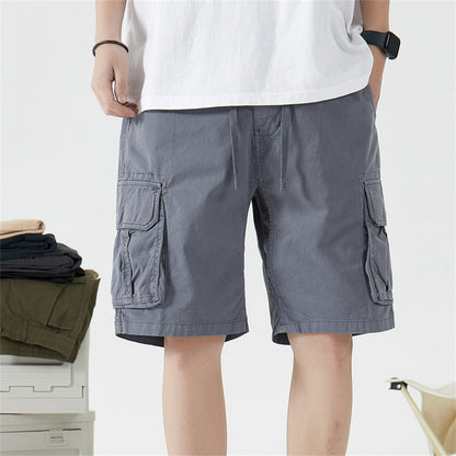 Herren Cargo Shorts Leicht Bequem Mit vielen Taschen