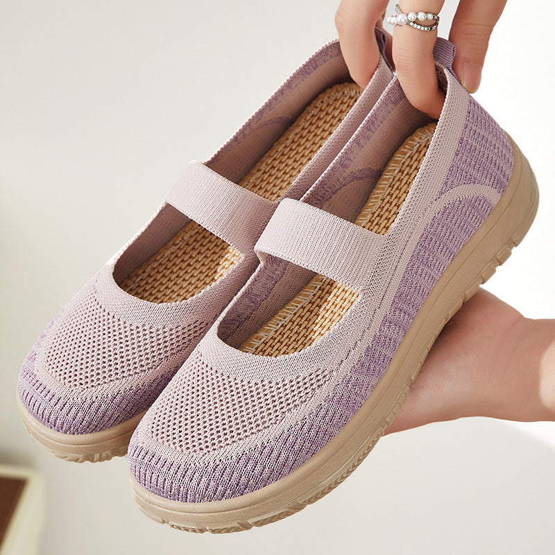 Damen Ballerinas Bequem Atmungsaktiv Heidi Mode
