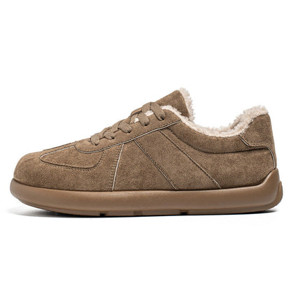 Damen Halbschuhe Bequem Kunstfell Futter Winterstil - BerlinGlamour