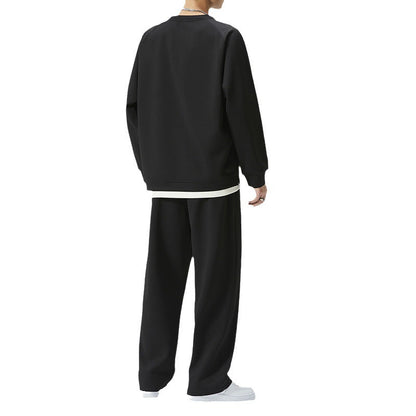 Herren Sweatshirt Hose Set Oversized Sportlich