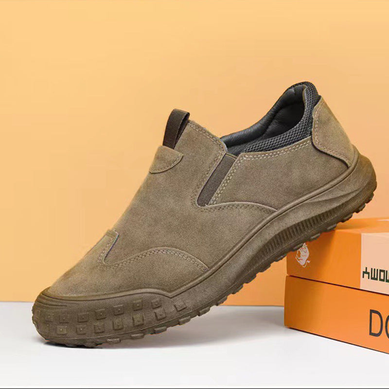 Herren Puschen Bequem atmungsaktiv Slip-On Schuhe - BerlinGlamour