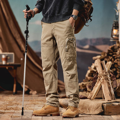 Praktische Herren Cargo-Hose Bequem Mit Taschen