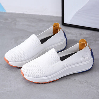 Damen Sneaker Leicht Bequem Slip-On Schuhe