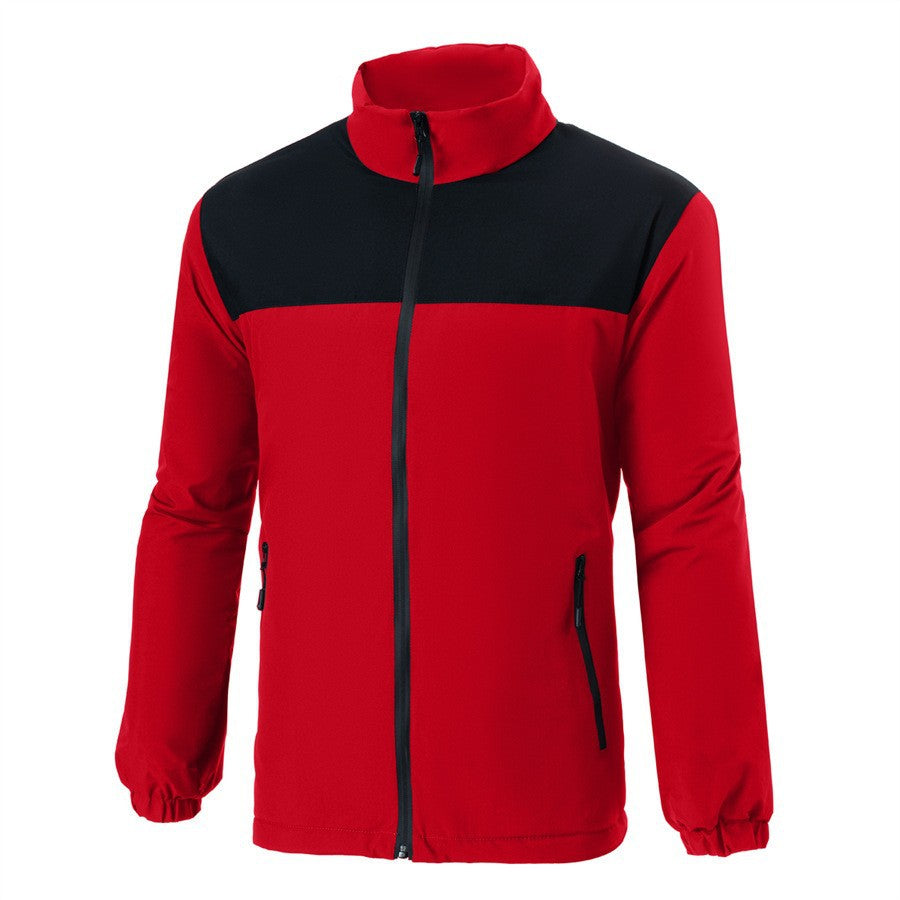 Herren Übergangsjacke Warm Isolierend Hoher Kragen