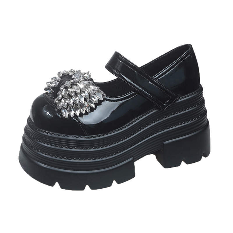 Damen Ballerinas Komfortabel Glitzer Schleife