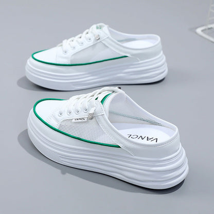 Damen Sneaker PlattformSchuhe AtmungsaktivMesh Elegant