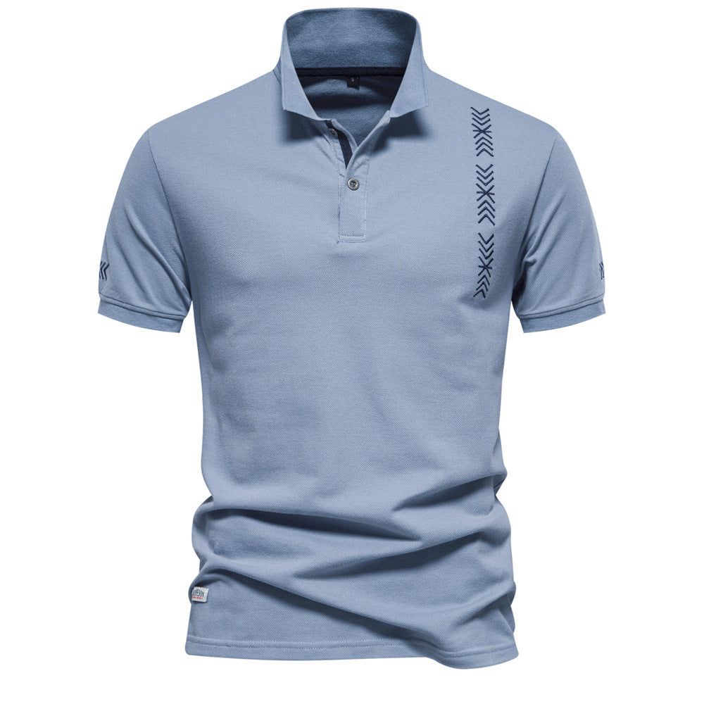 Herren Polo-Shirt Modern Fein Gestreift Berlin Style - BerlinGlamour