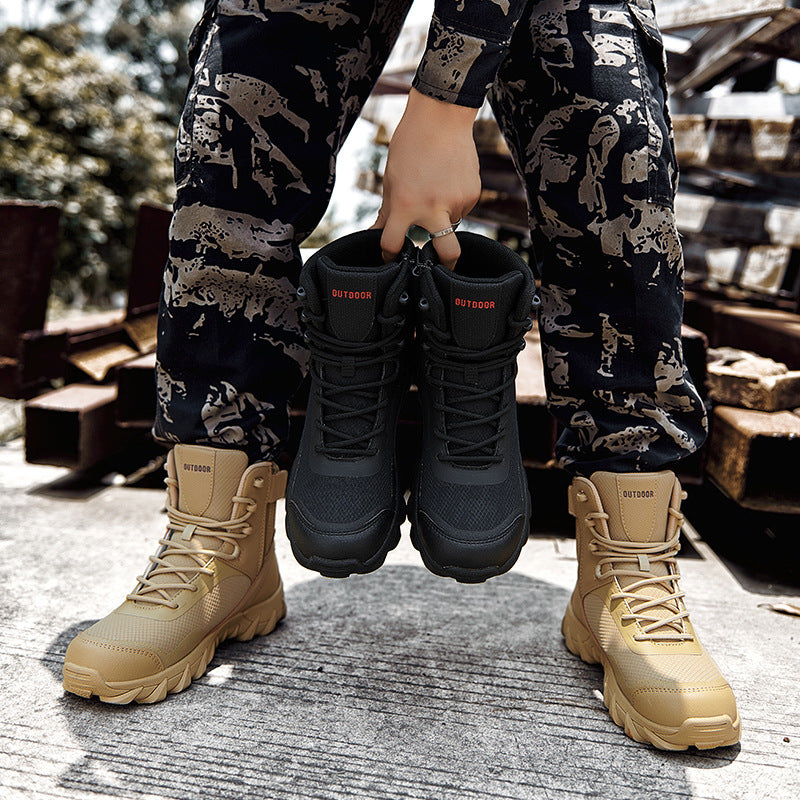 Herren Outdoor-Schuhe High-Top Strapazierfähig Rutschfest