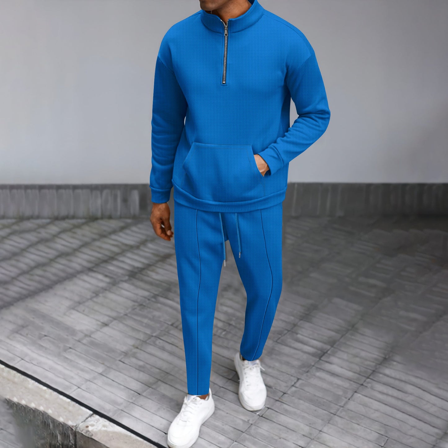 Herren Freizeitanzug Modern Stehkragen Funktionsshirt