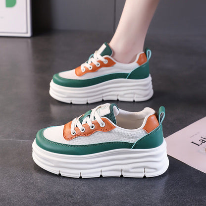 Damen Sneaker Hoch Plateau Komfortabel Modern