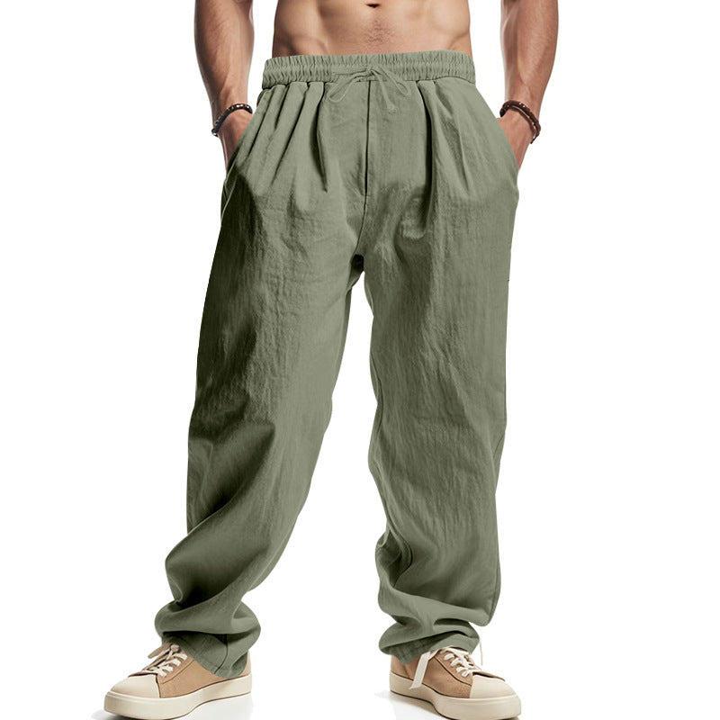 Herren Freizeithosen Bequem Elastischer Bund Modern