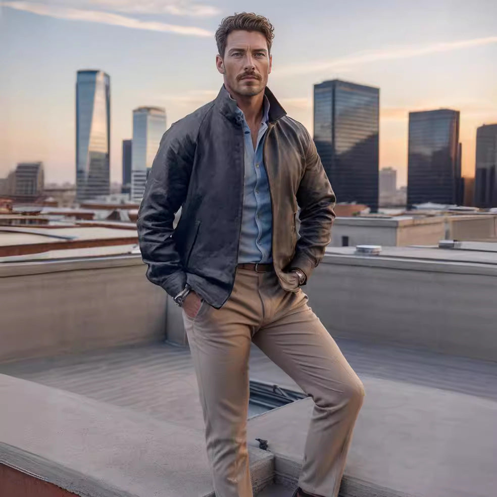 Herren Sommerjacke Leicht Modern Sportlich