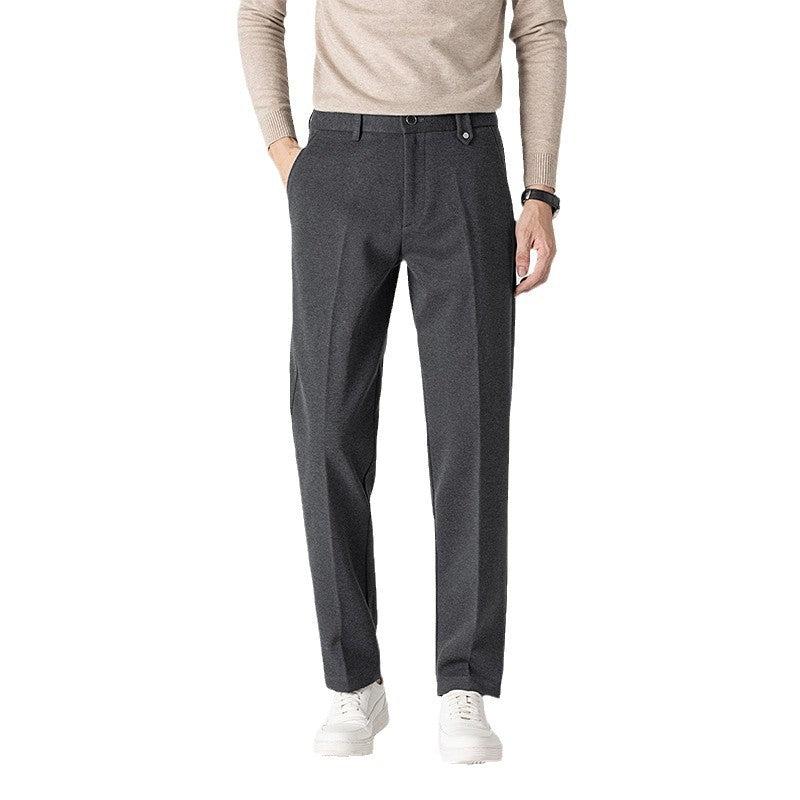 Herren Freizeithose Strukturmuster Elegant Bequem