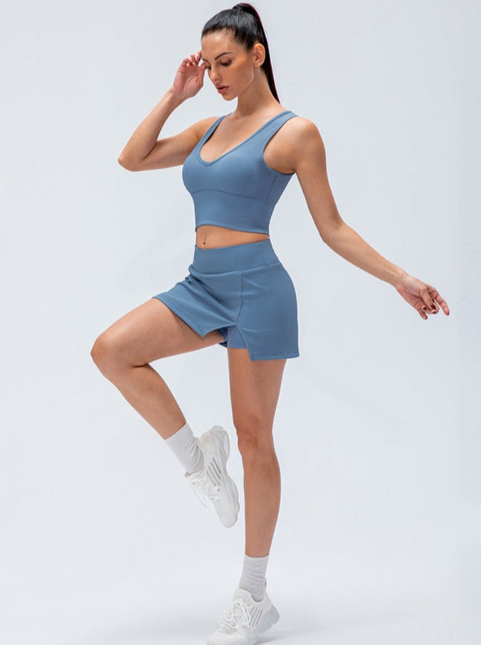 Sportliche Damen-Shorts Hohe Taille für Fitness - BerlinGlamour