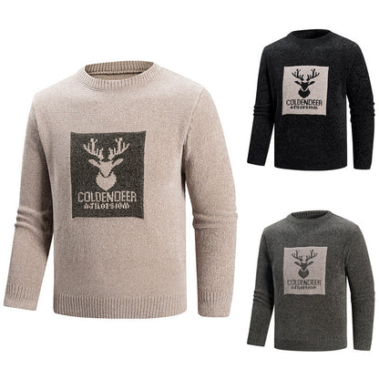 Herren Pullover Rundhals Grafik Design Berlin Style - BerlinGlamour