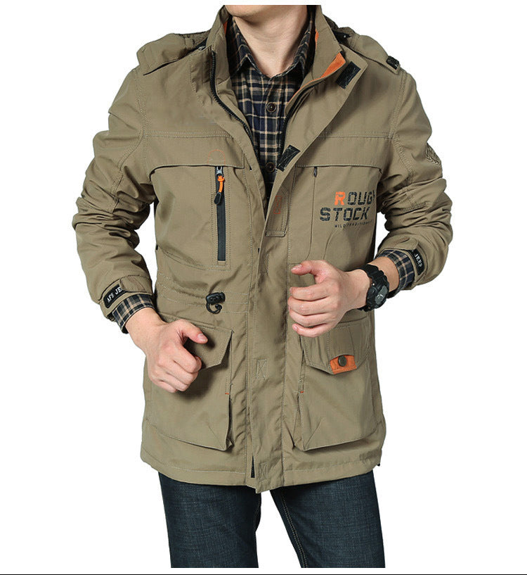 Herren Outdoorjacke Funktionell Wasserdicht Modern - BerlinGlamour