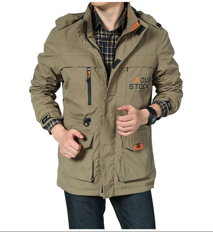 Herren Outdoorjacke Funktionell Wasserdicht Modern - BerlinGlamour