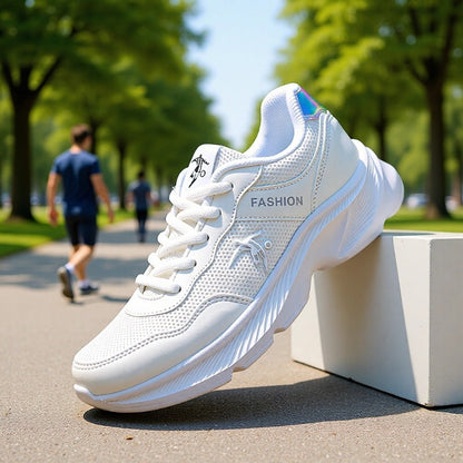 Damen Sneaker Atmungsaktiv Mesh Flexibler Laufschuh - BerlinGlamour