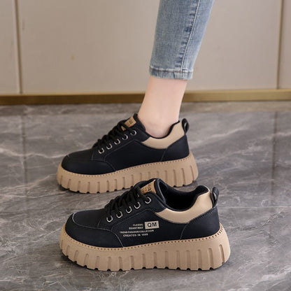 Damen Sneaker Plateau Schuhe Trendy Hoch moda
