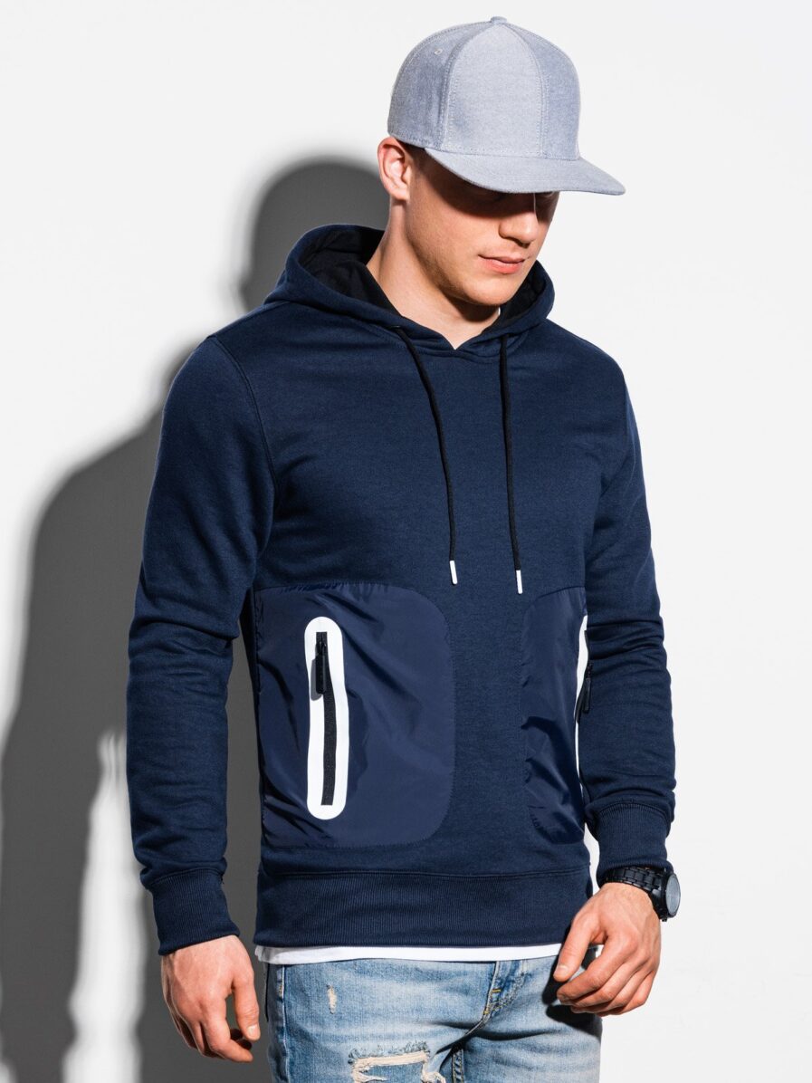 Herren Kapuzenpullover Funktionale Taschen Stylisch Modern - BerlinGlamour