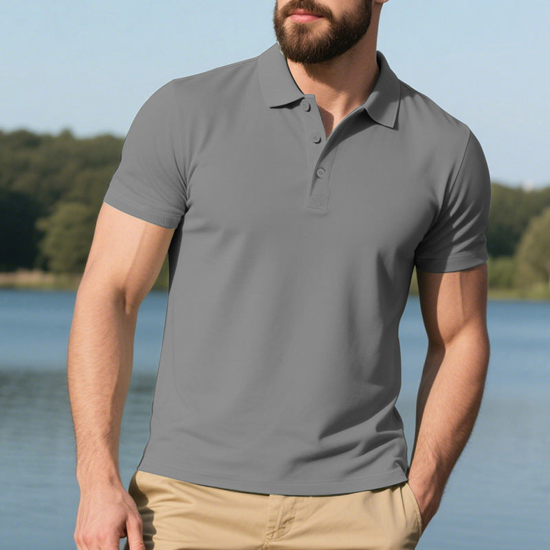 Herren Polo-Shirt atmungsaktiv Anti-Pilling Qualität