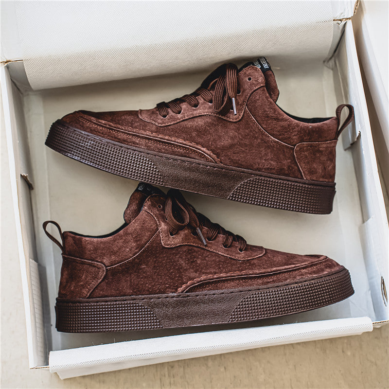 Damen Sneaker Wildleder Rutschfest Modern