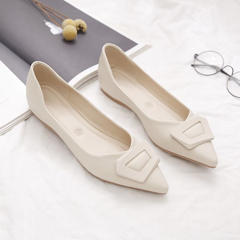 Damen Ballerinas Elegant Riemendesign Komfortabel