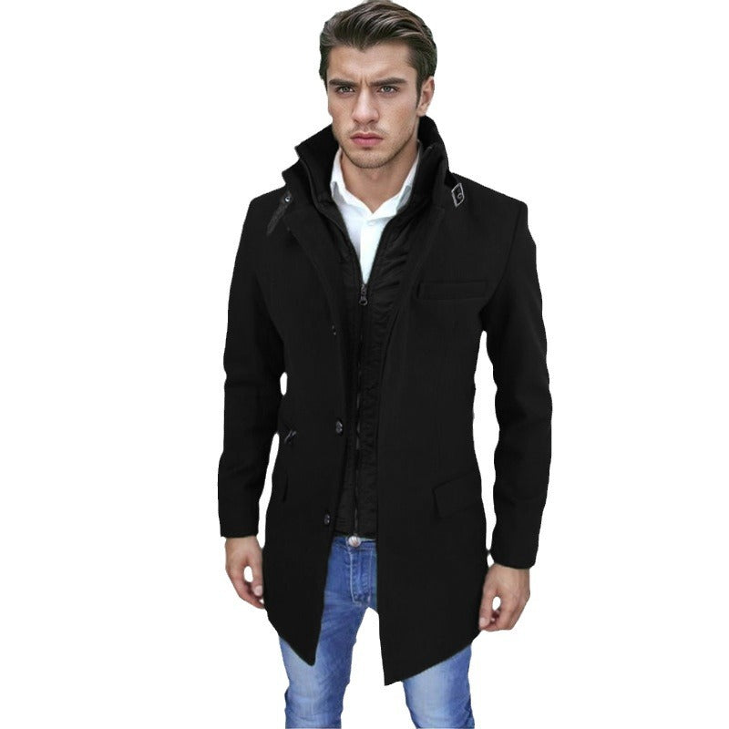 Herren Winterjacke Modern Funktionell Wasserdicht