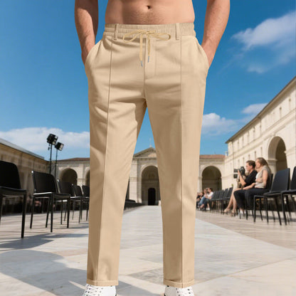 Herren Freizeithose Modern Elastischer Bund Slim Fit