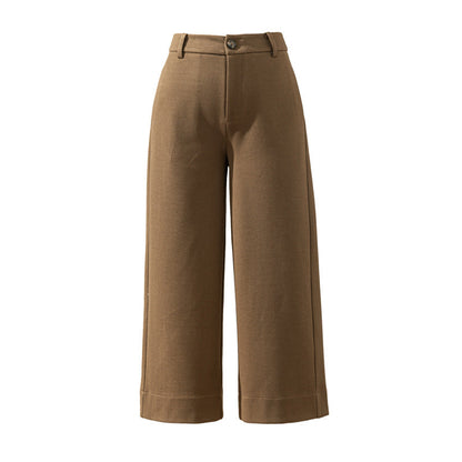 Damen Stoffhose Weite Bequem Klassisch