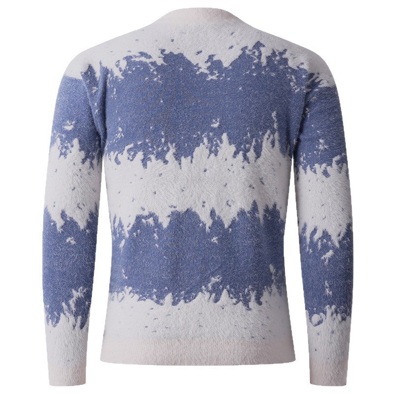 Herren Pullover Strukturfarbe Trendig Modern